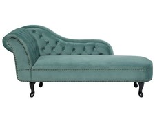 Retro chaiselongue samtstoff - chaiselongue,