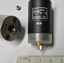 Motor Getriebe Zubehör Gleichstrommotor 12V VEB EMH (DDR) Herstellung 04/90