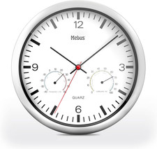 MEBUS Quarz-Wanduhr Mit