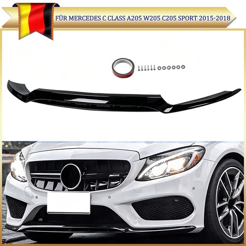 Front spoiler lippe schwarz - front,