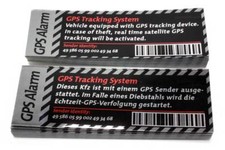 GPS Tracking System Sticker