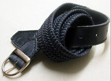 1A SATTLERQUALITÄT Ledergürtel NEU Flechtgürtel LEDER Gürtel BLAU 95-110cm NEU *