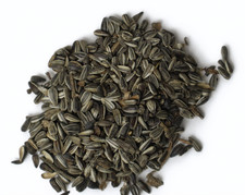 Sonnenblumenkerne gestreift im