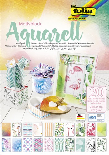Folia motivblock aquarell - folia,