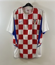 Kroatien Heim Fußball Trikot 2002/04 Erwachsene Large Nike H700