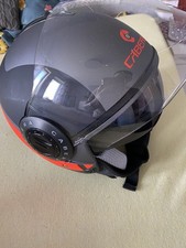 Motorrad Helm - Caberg Riviera V4 X Solid Jethelm mit Visier und Sonnenblende