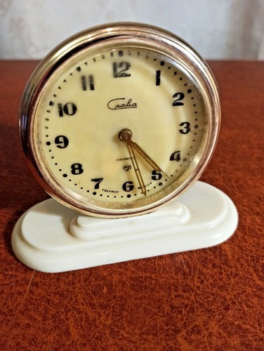 Sowjetischer vintage wecker - sowjetischer,