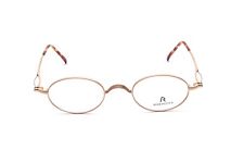 Rodenstock Brille Oval matt Gold ohne Pads R2550 in 45-22mm klassisch Damen
