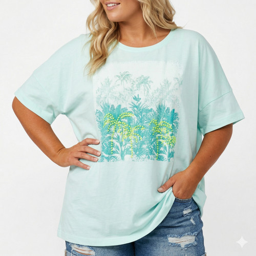 Sheego shirt tunika - shirt, oberteil