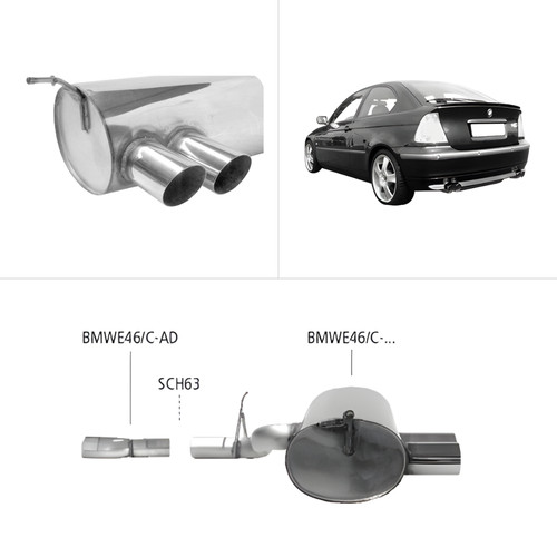 Bastuck sportauspuff bmw 3er - bastuck,