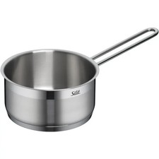 Silit Toskana Stielkasserolle Edelstahl ohne Deckel 16 cm Induktion 1,4 Liter