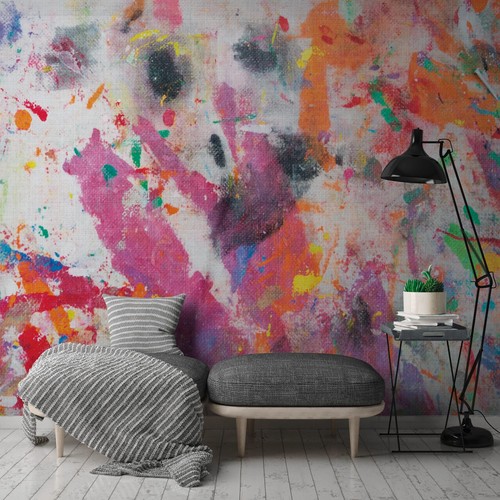 Newroom fototapete bunt - fototapete, kunst