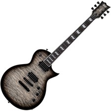 ESP Ltd EC-1000T QM Charcoal Burst E-Gitarre B-Ware