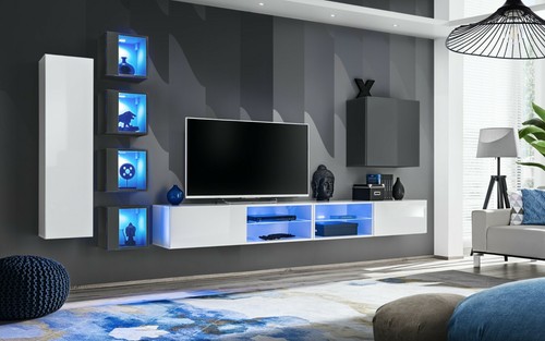 Anbauwand wohnwand schrankwand - anbauwand,