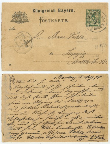 33299 bayern ganzsache p - -,