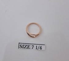 14kt Rotgold Ring mit offenem