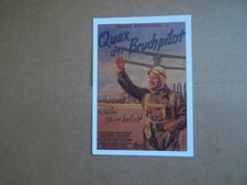 karin himboldt-cinema-plakatkarte signiert--quax der bruchpilot---14x10--
