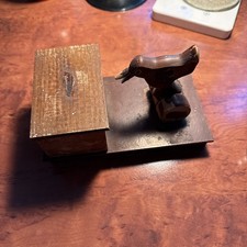 Antiker Zigarettenspender aus Holz