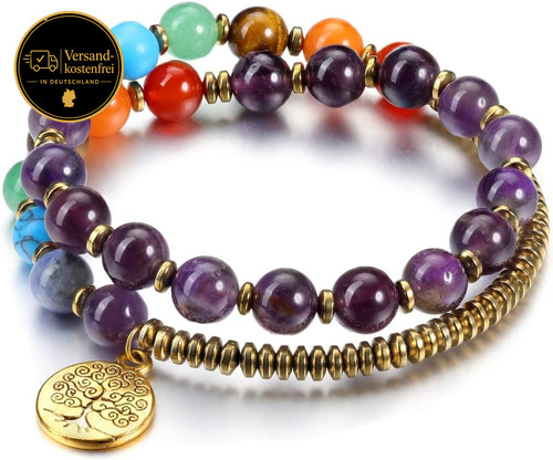 Chakra armband mit lebensbaum - armband,