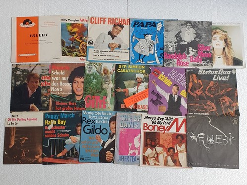 Schallplatten singles cover - singles,