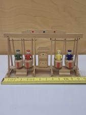 Miniatur Schiffschaukel Holz Kirmes Jahrmarkt Schausteller Rummel