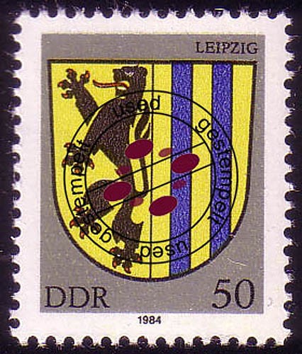2860 stadtwappen leipzig - 2860, o