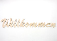 Schriftzug Willkommen aus
