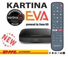 Kartina EVA -WLAN 4K Receiver Kartina.TV von DuneHD mit Bluetooth-Fernbedienung 