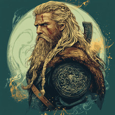 Wandtattoo Aufkleber Wikinger