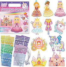 Mosaik Bastelset Kinder Mosaik Bilder mit Klebepunkten Mosaik Aufkleber Kunst fü