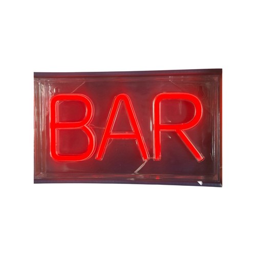 Led leuchtreklame bar - "bar", x