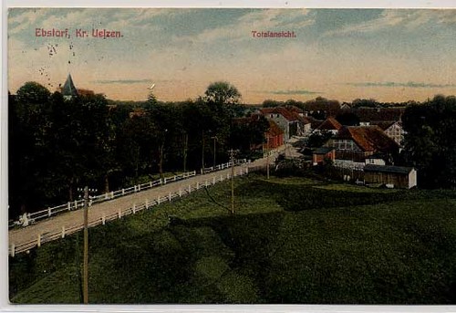 Ebstorf uelzen gestempelt - ebstorf, b.