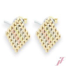 Ohrhänger 585 Gelb-, Weiß- &