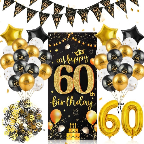 Geburtstag deko set - 60.,