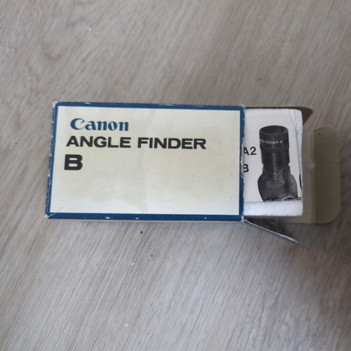 Canon angle finder - angle, b