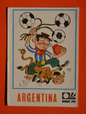 Panini Fußball WM 1974 München 74-Maskottchen Argentinien #319 ungeklebt
