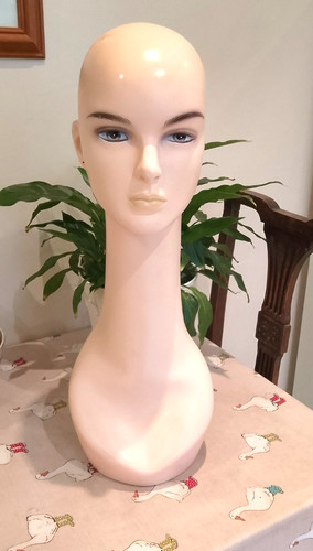 Make schaufensterpuppe kopf - make-up,