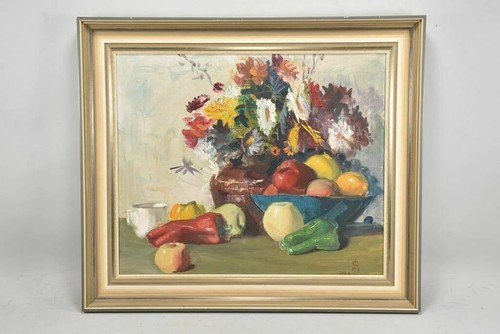 ölgemälde blumen obst - blumen, &