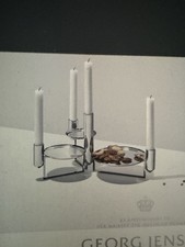 Georg Jensen - TUNES Kerzenhalter Centrepiece Edelstahl