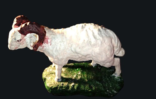 Krippenfigur geschnitzt aus