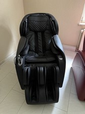 Luxus Massagesessel Shiatsu F2000 Leder schwarz Rollentechnik Massage Heizung