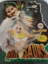 Vintage Baby Sinclair 3'' Figur Dinosaurier Jim Henson komplett mit Zubehör