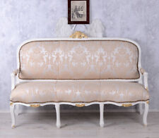 Barocksofa weiss gold Kanapee