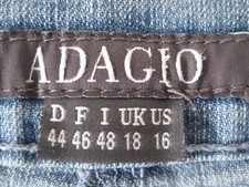 ADAGIO Jeans blau Gr. 44 Modell Mary Dehngummi