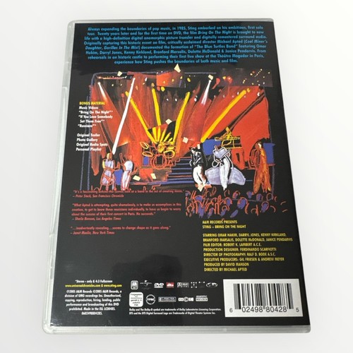 Sting bring the night dvd - -,