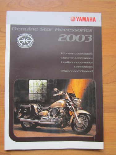 Yamaha genuine star acessories - yamaha,