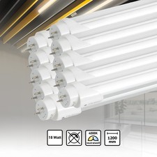 RESTPOSTEN 25x LED Röhre 120cm Neutralweiß 4000K 18W T8 G13 PC Alu matt LED Tube