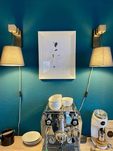 Kaffe kunst für die - für,