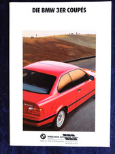 BMW 3er, E 36, Coupe Prospekt 1.1992 Modelle:  318iS, 320i, 325i Coupe