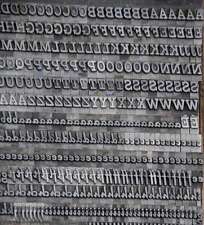 Bleischrift 7,5mm Bleisatz Buchdruck Handsatz Lettern Alphabet Letter Druck Blei